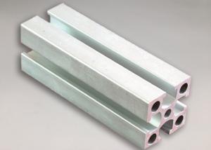Quality Silver White Electrophoresis Aluminium Moulding Profiles , Aluminum Extruder for sale