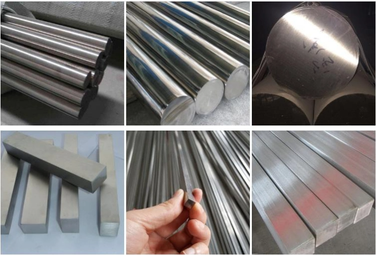 304L 201 Stainless Steel Round Bar 309S 310 316L 409 410 Round Square Flat Stainless Steel Bright Bar