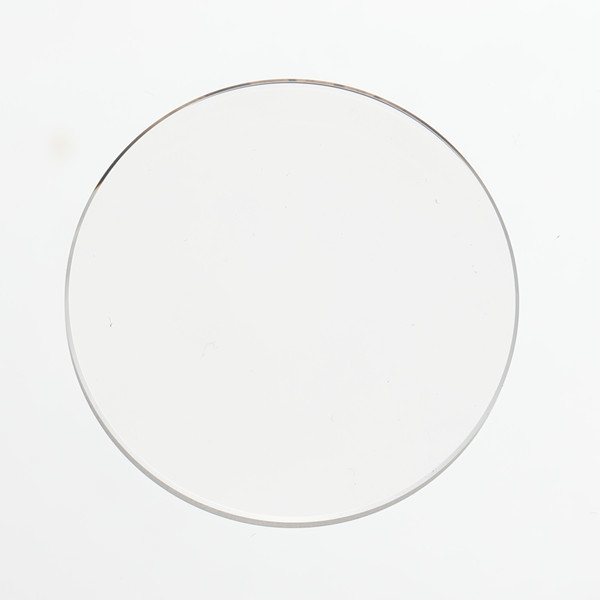 3mm Thickness Scratch Resistant Sapphire , 40mm Watch Glass Round Flat