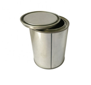 Round 5L Tinplate Empty Metal Container Tin For Food Storage