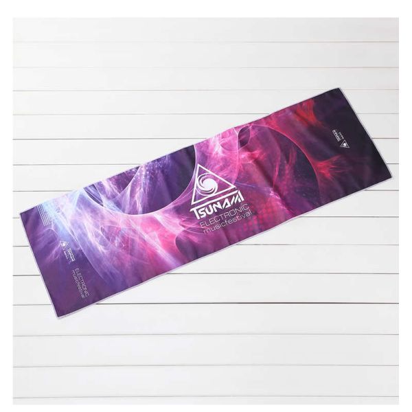Sports Microfiber Gym Towel Custom Printed Towel for Sweat Absorption and Fitness