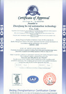 Jiangsu Zhiyao Intelligent Equipment Technology Co., Ltd Certifications