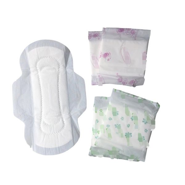 Disposable Incontinence Thick PE Breathable Film Female Sanitary Napkin