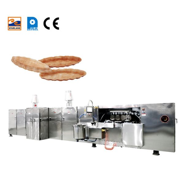 High Productivity Automatic Wafer Biscuit Production Line Stainless Steel