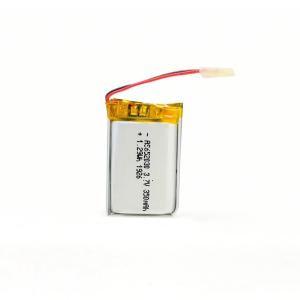 350mAh 3.7 V Lithium Polymer Battery CV Charge KPL652030