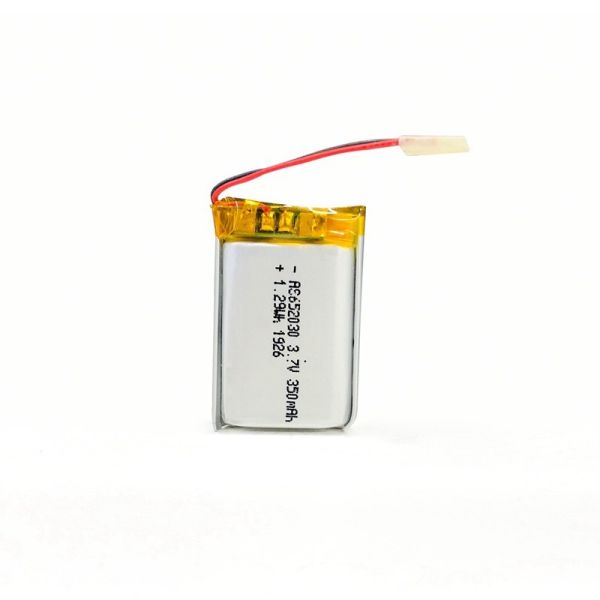 350mAh 3.7 V Lithium Polymer Battery CV Charge KPL652030
