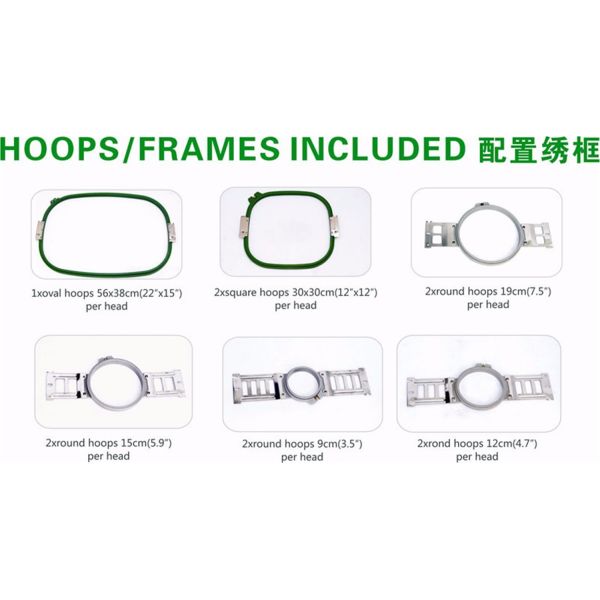 Hot Sale Single Head 15 Colors Sewing Embroidery Machine Sequin Embroidery With Cheap Price